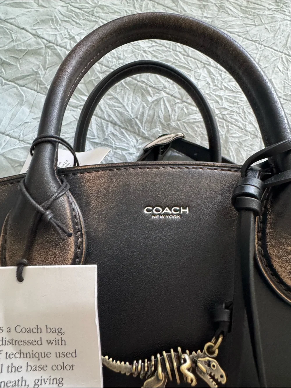 NWT Coach Loved Leather Empire 28 - Picture 7 of 14